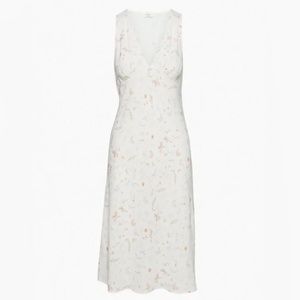Aritzia Wilfred Orchestra Dress - White Floral